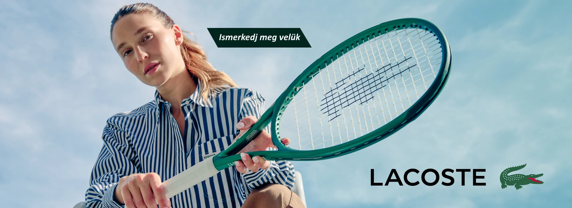 Lacoste teniszütők igényes amatőröknek, klub játékosoknak.