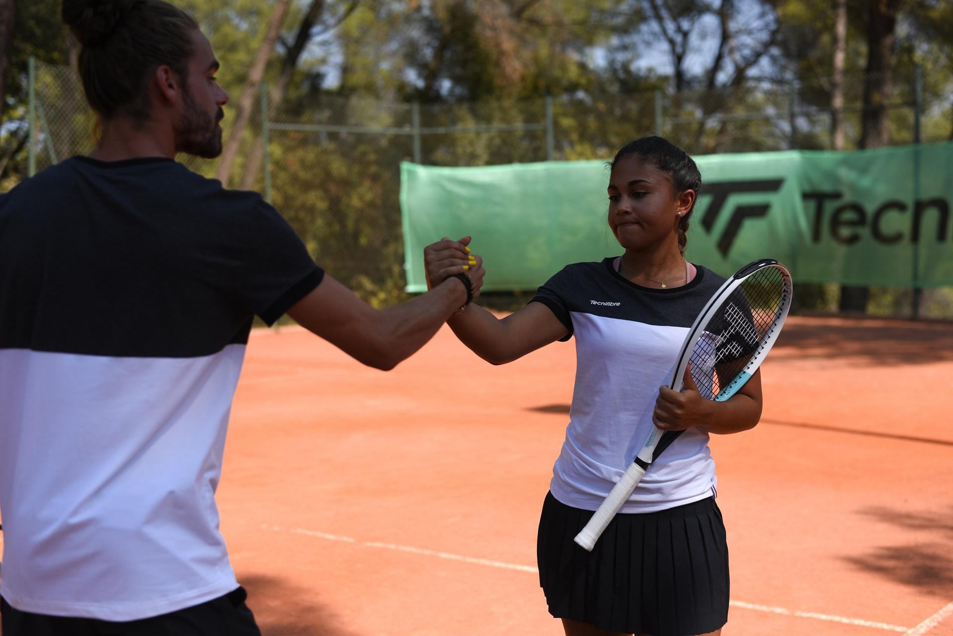 Tecnifibre Lady F1 Black Heather női pólóing