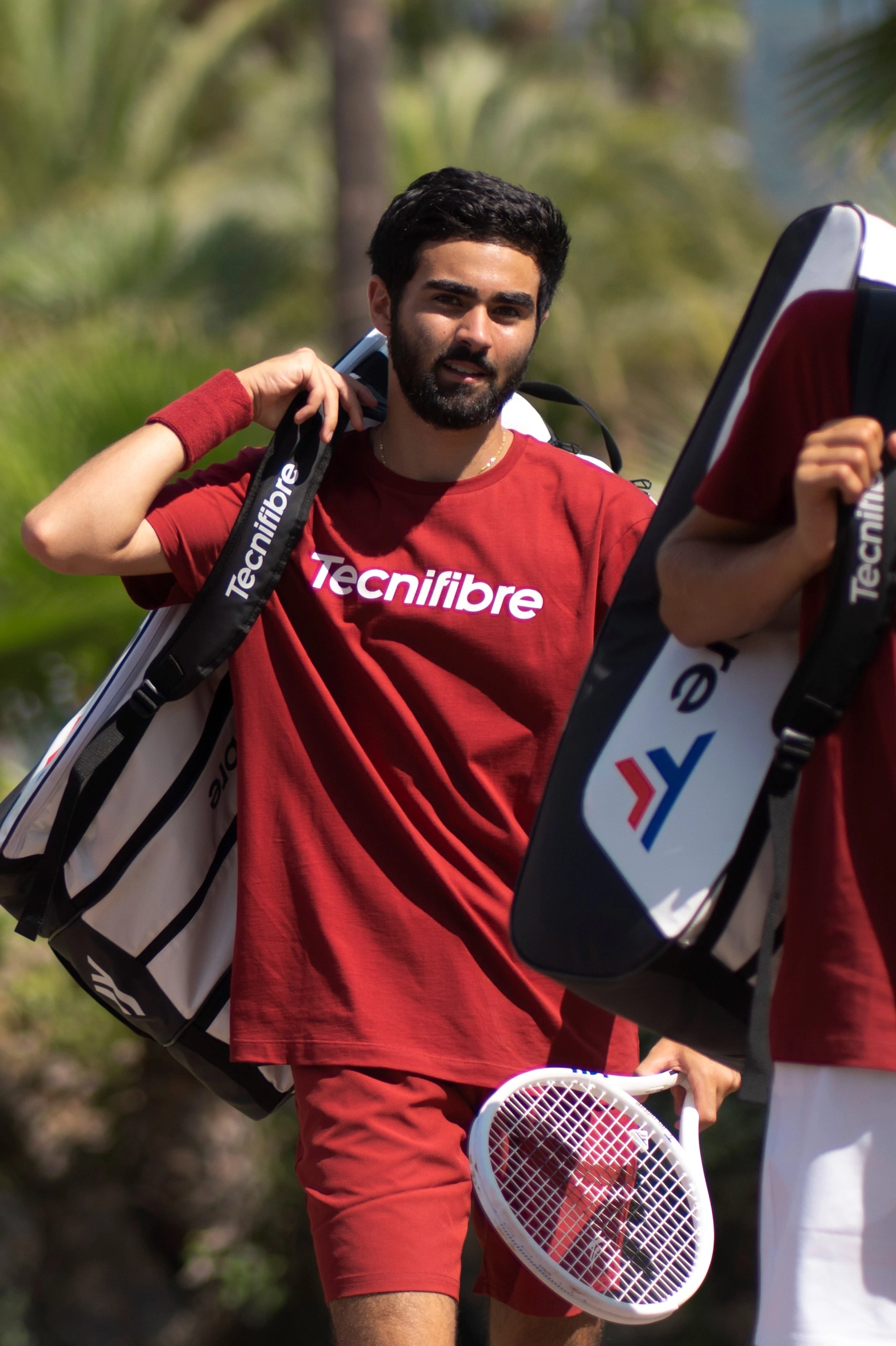 Tecnifibre Team Short Cardinal (piros) rövidnadrág