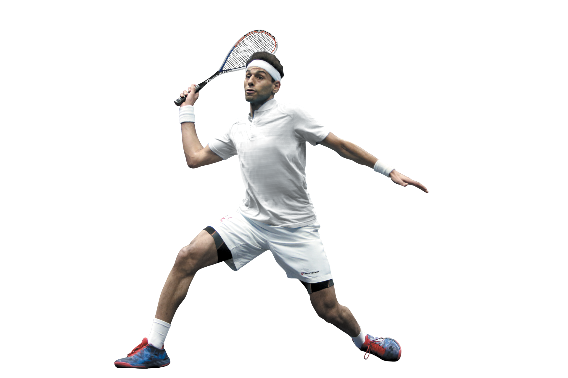 Mohamed El Shorbagy a Tecnifibre Carboflex 125 AirShaft squash ütőt használja.