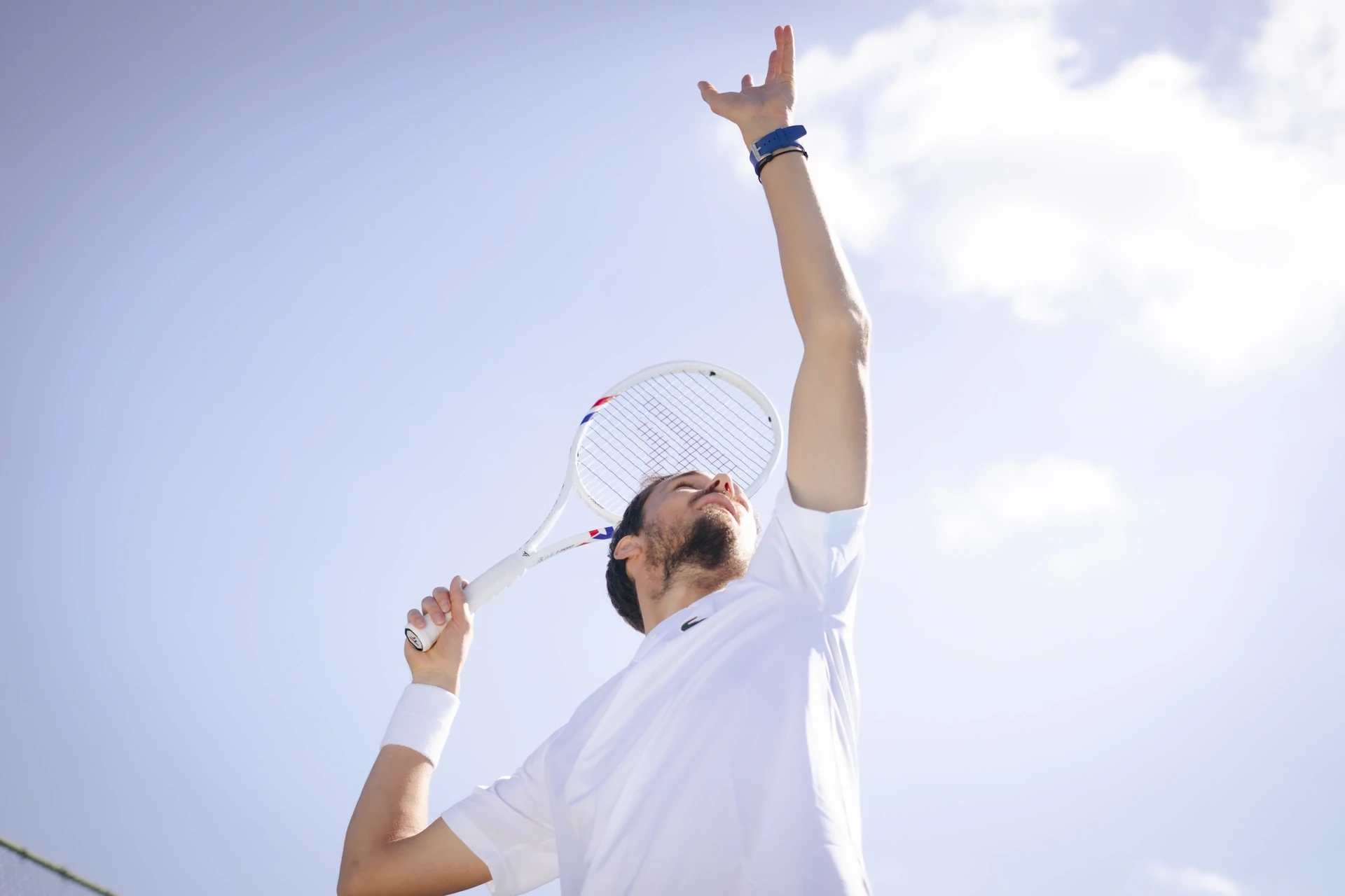 Daniil Medvedev a Tecnifibre TFight 305S teniszütővel versenyzik.
