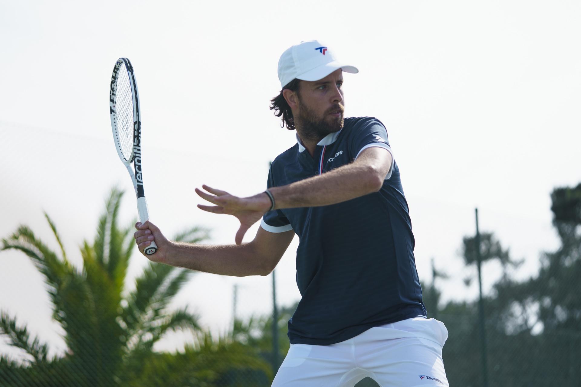 Tecnifibre Polo f+ Marine férfi pólóing