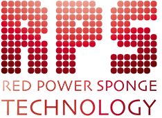 Tibhar Red Power Sponge technológia logója
