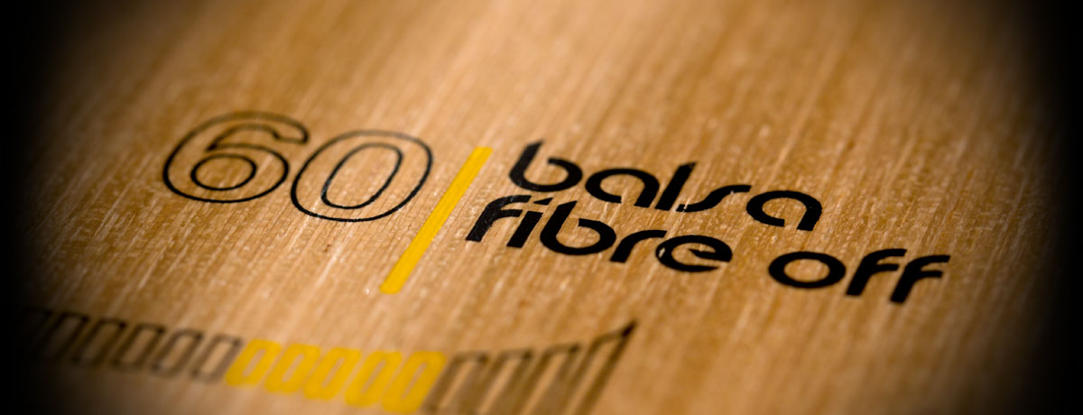 Tibhar Balsa Fibre OFF 60 asztalitenisz-ütőfa nagyított képe